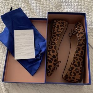 Stuart Weitzman Leopard Print Flats